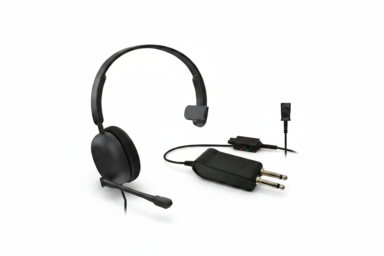 JPL BL-22+P Amplifier + Icon 100-PM Headset Bundle