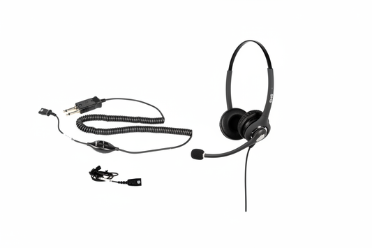 SHG S D144 PTT Cord + S600-NC-PL Dual Headset Bundle
