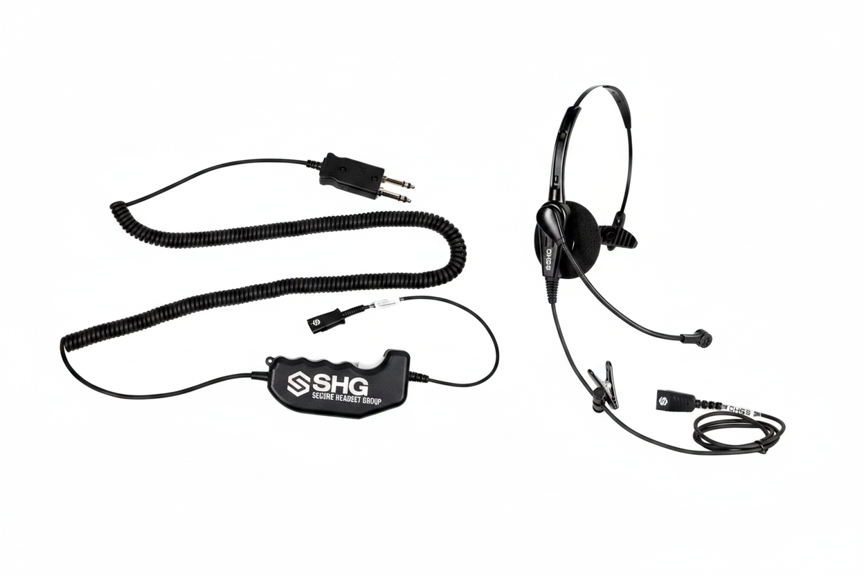 SHG S D145 PTT Amplifier + S300-NC-PL Headset Bundle