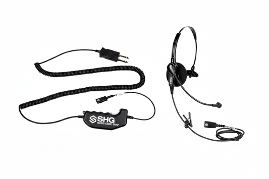 SHG S D145 PTT Amplifier + S300-NC-PL Headset Bundle