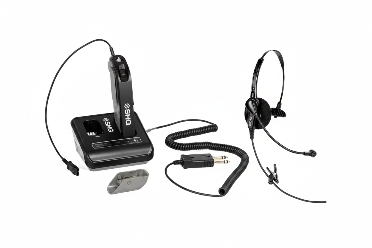 SHG S D200 Wireless PTT + S300-NC-PL Headset Bundle